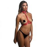 Red Female Chest Harness- M-L